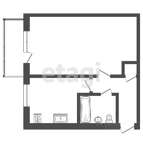 Продается 1-комн. квартира, 30,1 м²