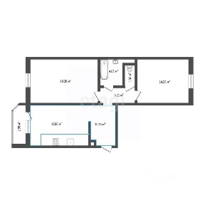 Продается 2-комн. квартира, 67 м²
