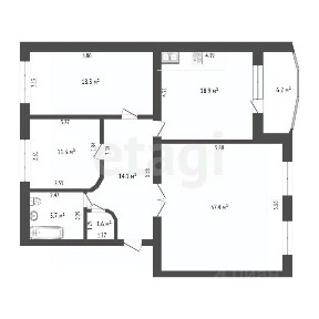 Продается 3-комн. квартира, 107,3 м²