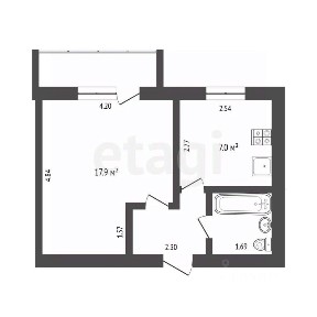 Продается 1-комн. квартира, 31 м²