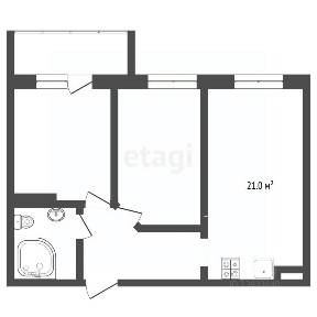 Продается 2-комн. квартира, 55,2 м²