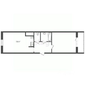 Продается 1-комн. квартира, 52,4 м²