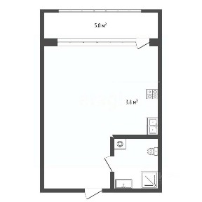 Продается студия, 36,23 м²