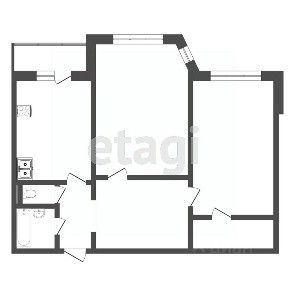 Продается 2-комн. квартира, 74,4 м²