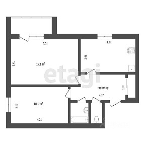 Продается 2-комн. квартира, 49,9 м²
