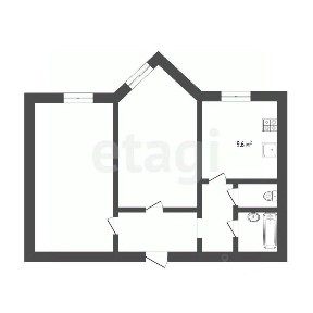 Продается 2-комн. квартира, 54,9 м²
