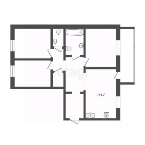 Продается 3-комн. квартира, 100 м²