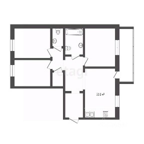 Продается 3-комн. квартира, 100 м²