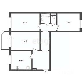 Продается 3-комн. квартира, 86,5 м²