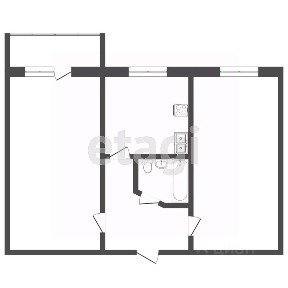 Продается 2-комн. квартира, 42,2 м²