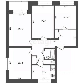 Продается 4-комн. квартира, 102,1 м²