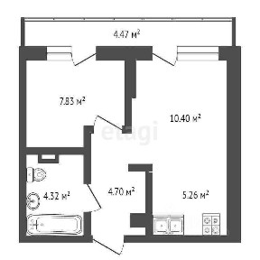 Продается 1-комн. квартира, 32,4 м²