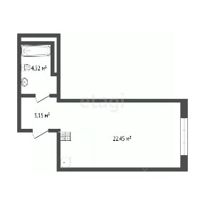 Продается студия, 30,2 м²