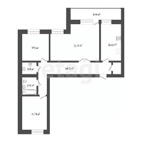 Продается 3-комн. квартира, 64 м²