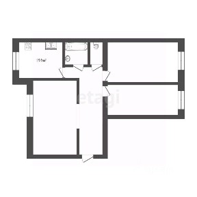 Продается 3-комн. квартира, 62,6 м²