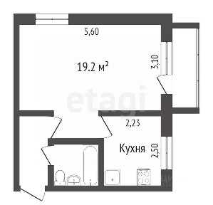 Продается 1-комн. квартира, 30,7 м²