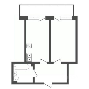 Продается 1-комн. квартира, 59,1 м²