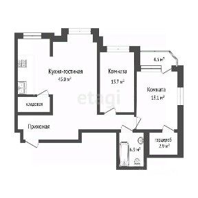 Продается 3-комн. квартира, 102,4 м²