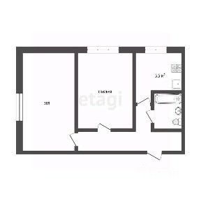 Продается 2-комн. квартира, 40,2 м²