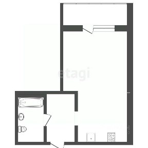 Продается студия, 21,4 м²