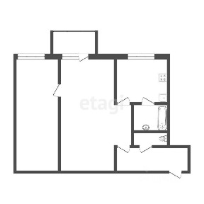 Продается 2-комн. квартира, 44,9 м²