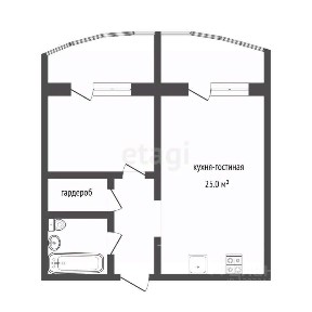 Продается 1-комн. квартира, 39,5 м²