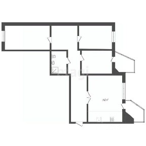 Продается 3-комн. квартира, 75 м²