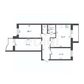 Продается 3-комн. квартира, 88 м²