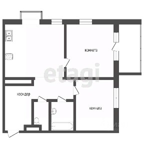 Продается 2-комн. квартира, 65,4 м²