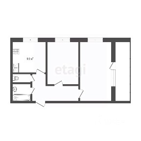 Продается 2-комн. квартира, 50,8 м²