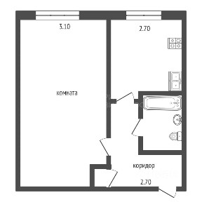 Продается 1-комн. квартира, 37 м²