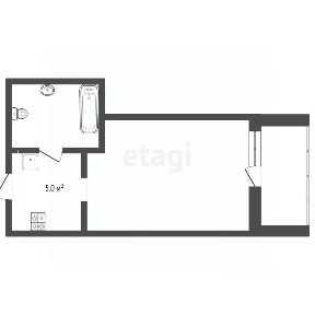 Продается студия, 23,6 м²