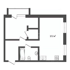 Продается 1-комн. квартира, 64,1 м²
