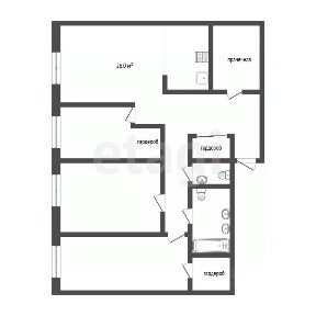 Продается 3-комн. квартира, 107,9 м²
