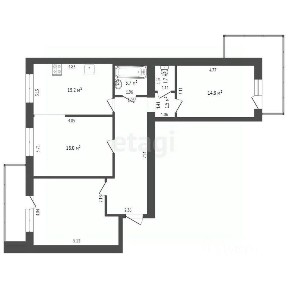 Продается 3-комн. квартира, 88,7 м²