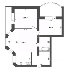 Продается 2-комн. квартира, 87,5 м²