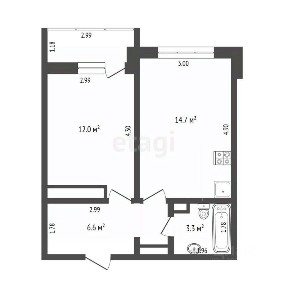 Продается 1-комн. квартира, 36,6 м²