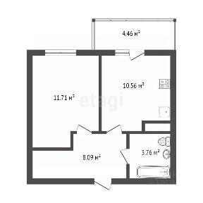 Продается 1-комн. квартира, 34 м²