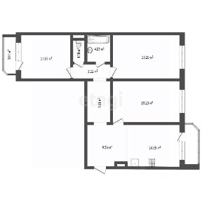 Продается 3-комн. квартира, 92 м²