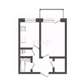Продается 1-комн. квартира, 36,7 м²