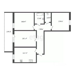 Продается 3-комн. квартира, 79 м²