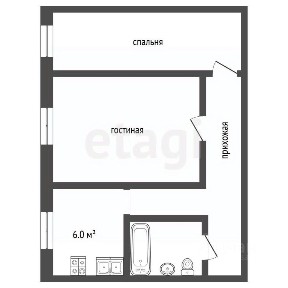 Продается 2-комн. квартира, 41,8 м²