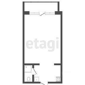 Продается студия, 17,2 м²