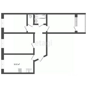 Продается 3-комн. квартира, 66 м²