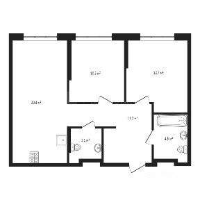 Продается 3-комн. квартира, 62,6 м²