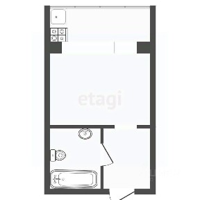 Продается студия, 18,9 м²