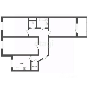 Продается 2-комн. квартира, 65,5 м²