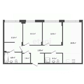 Продается 3-комн. квартира, 78,2 м²