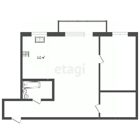 Продается 2-комн. квартира, 42 м²