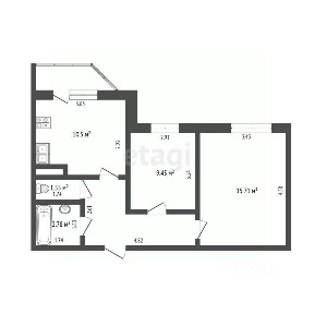 Продается 2-комн. квартира, 47 м²